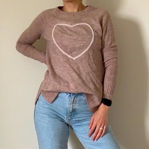 LAUREN CONRAD heart sweater